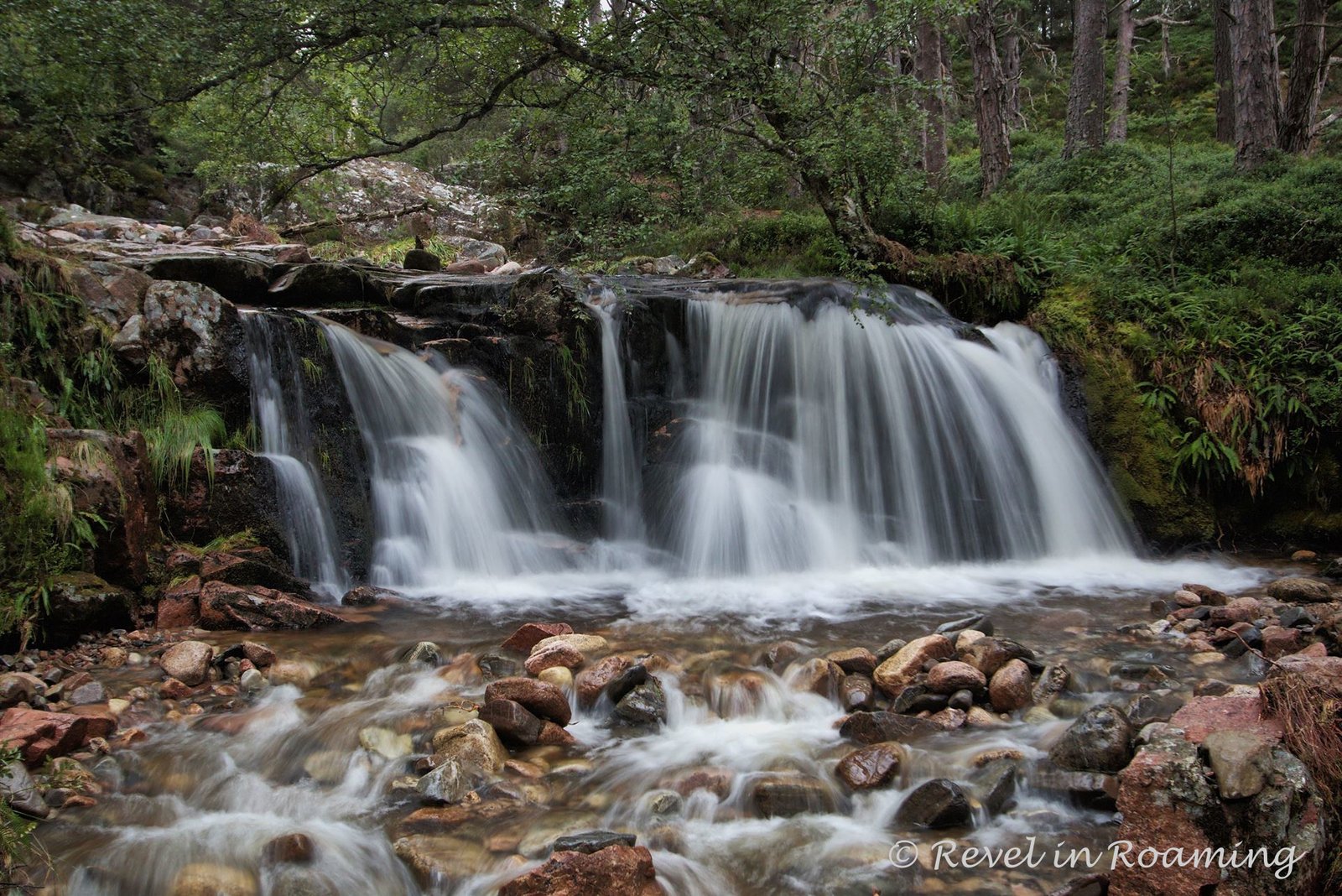 Baden Mosach falls, near Aviemore